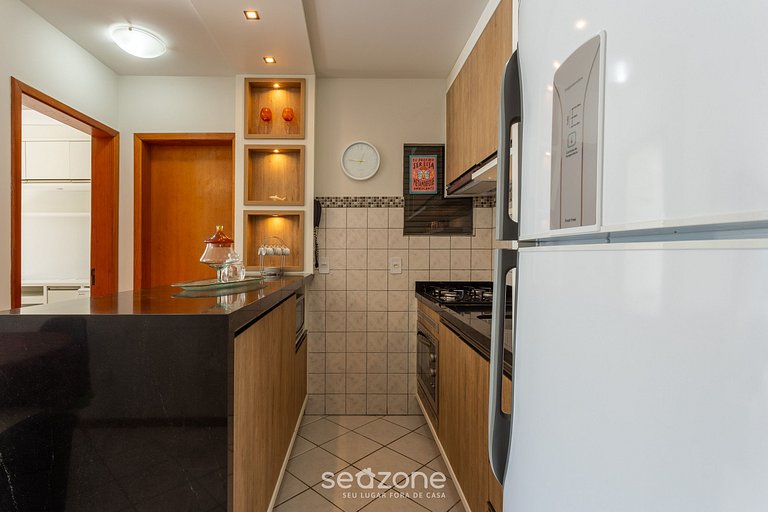 Apto Moderno c/ churasq 80m da Praia CSCG0110