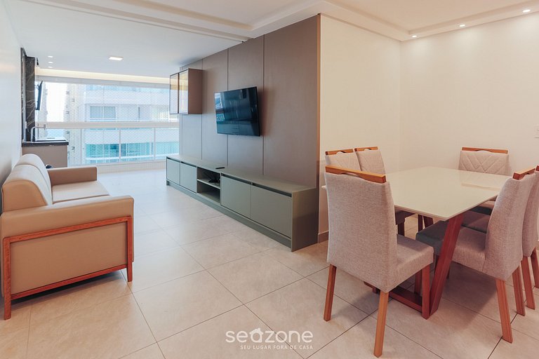 Apto c vista al mar solo 110m de la Playa EVO0801