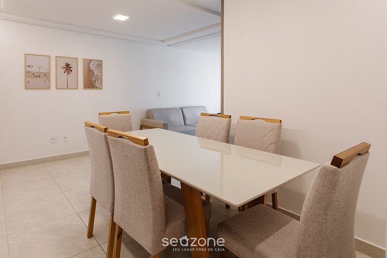 Apto c vista al mar solo 110m de la Playa EVO0801