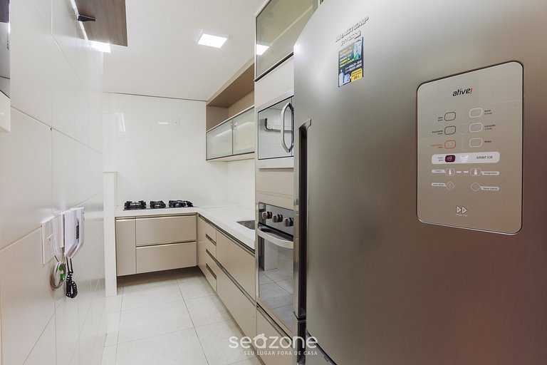 Apto vista mar apenas 110m da Praia - EVO0801