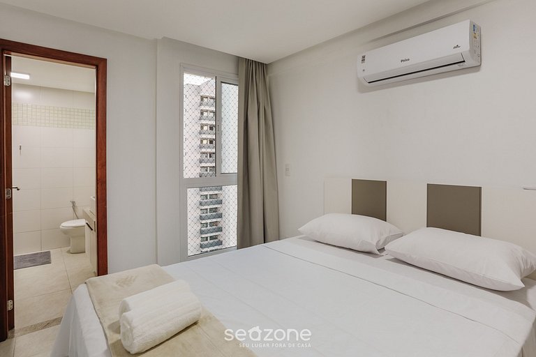 Apto vista mar apenas 110m da Praia - EVO0801