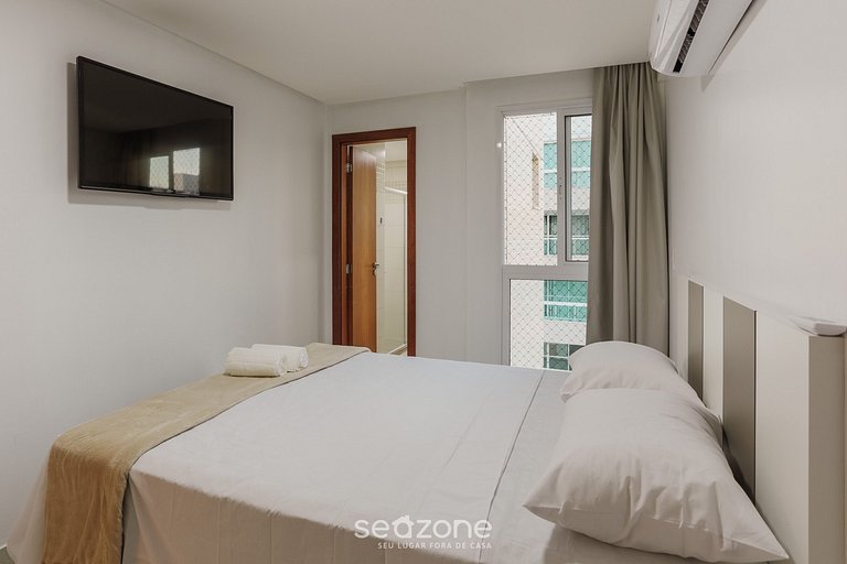 Apto c vista al mar solo 110m de la Playa EVO0801