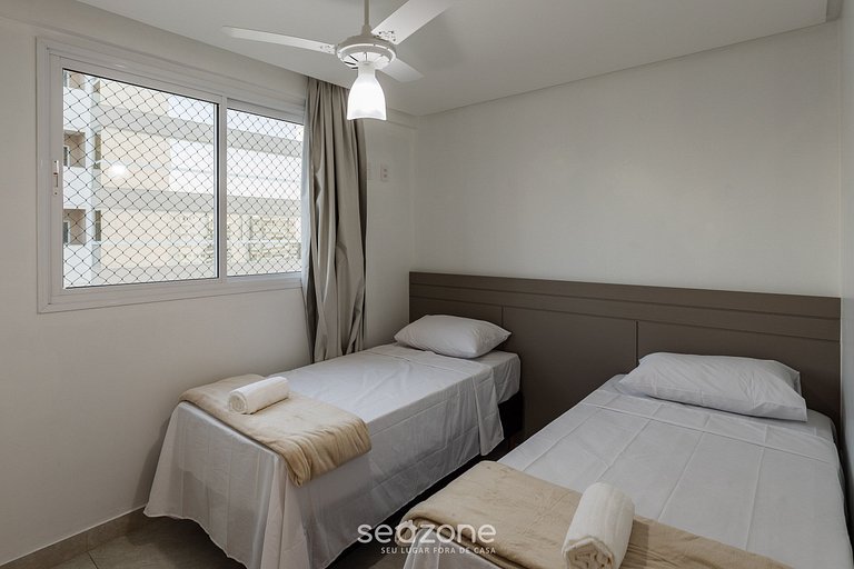 Apto vista mar apenas 110m da Praia - EVO0801