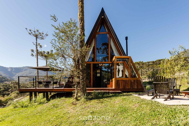 Cabana Aconchegante com Lareira em Urubici RJF001