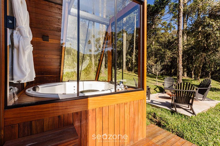 Cabana Aconchegante com Lareira em Urubici RJF002