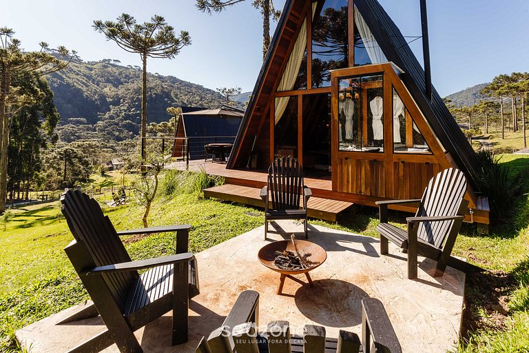 Cabana Aconchegante com Lareira em Urubici RJF002