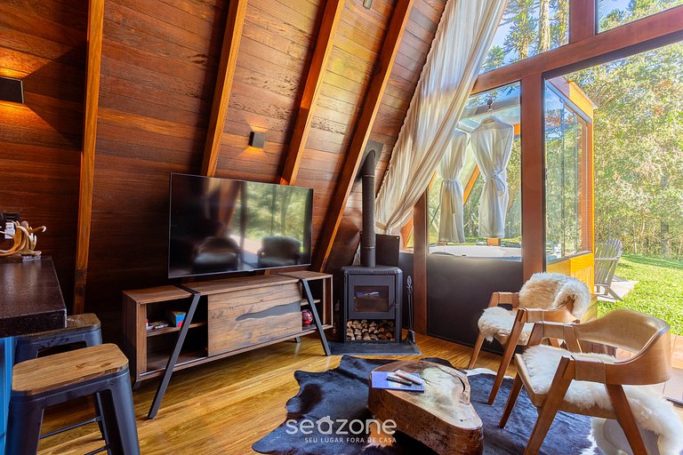 Cabana Aconchegante com Lareira em Urubici RJF002