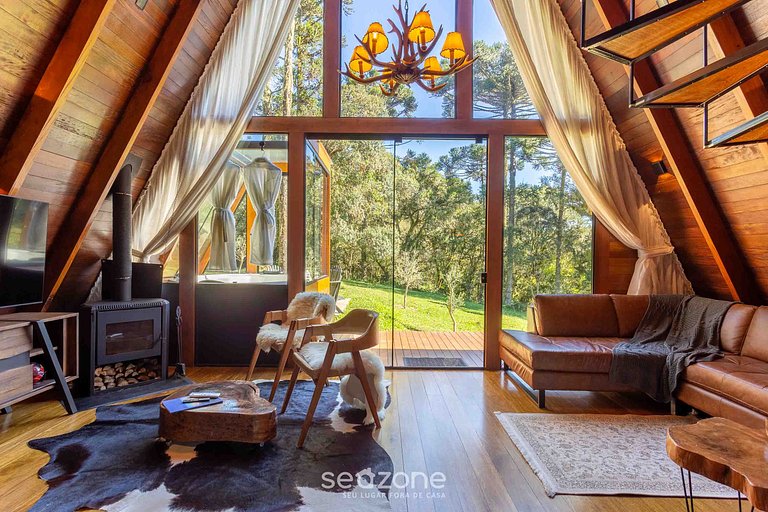 Cabana Aconchegante com Lareira em Urubici RJF002