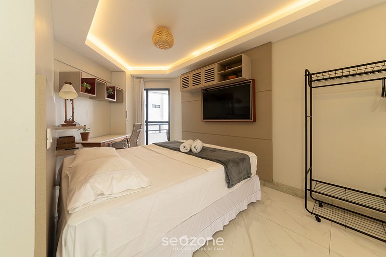 Studio prático à Beira-mar Maceió ETE0304