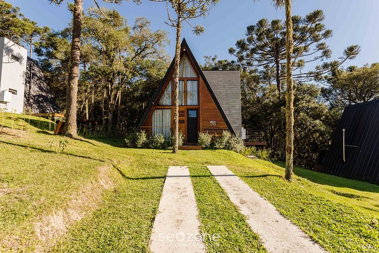 Cabana Aconchegante com Lareira em Urubici RJF006