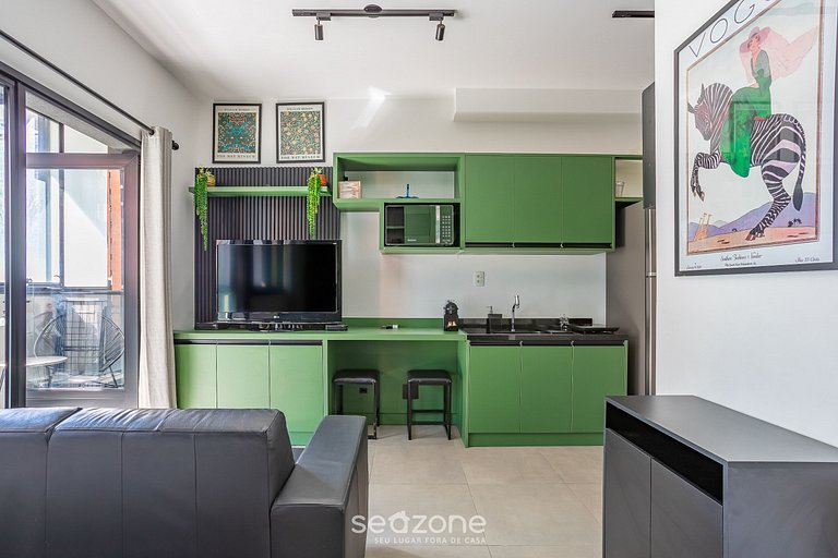 Hermoso studio 270m del metro Oscar Freire COE0406