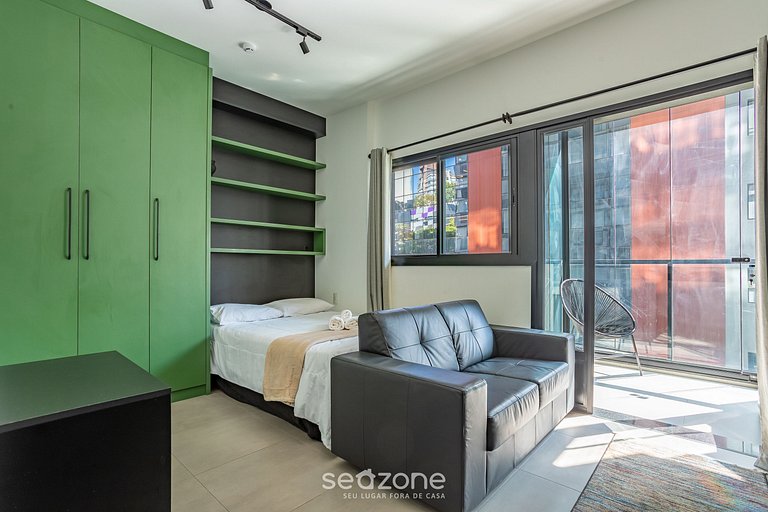 Hermoso studio 270m del metro Oscar Freire COE0406