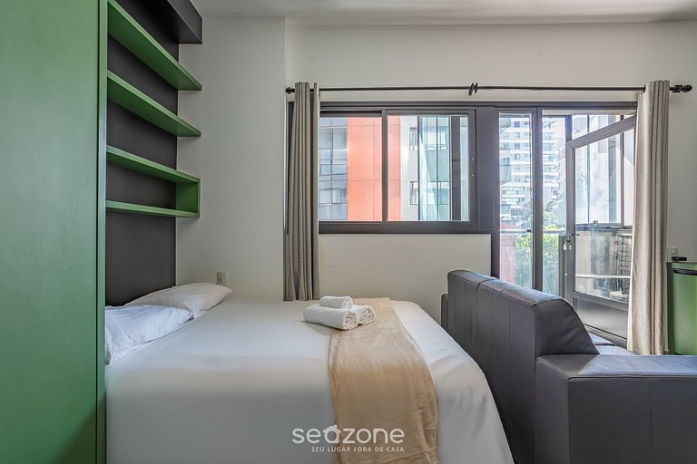 Hermoso studio 270m del metro Oscar Freire COE0406