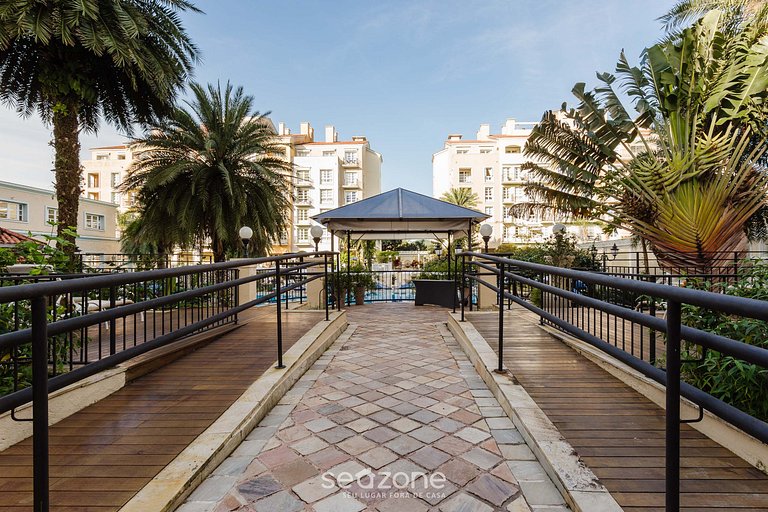 Estudio en Jurerê suite hermosa vista al mar ILC3415 Seazone