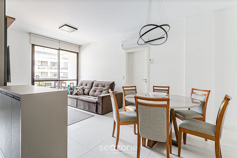 Moderno apto 2min da praia c/churrasq ADC105