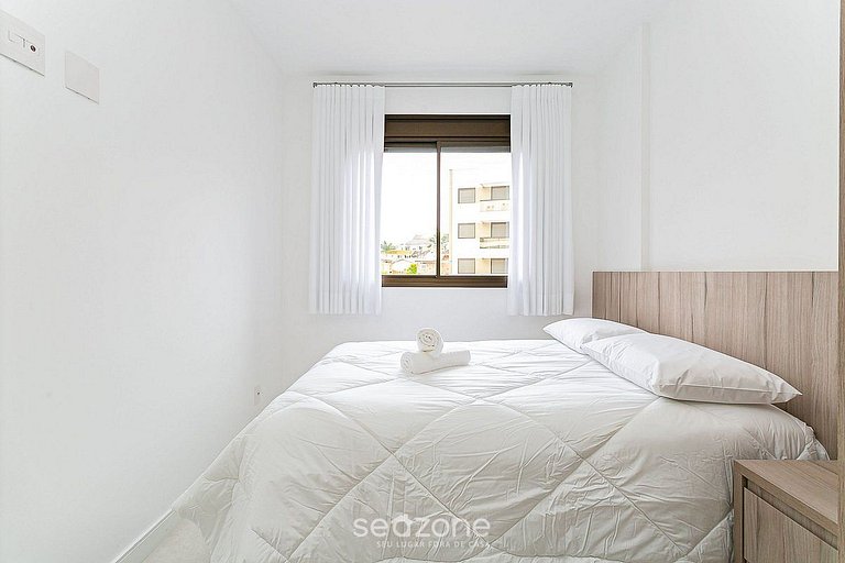 Moderno apto 2min da praia c/churrasq ADC105