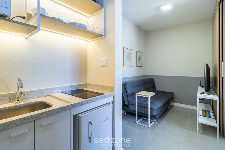 Estudio c vista mar cerca Beira-mar Norte - EVA806