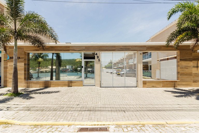 Apto al borde de la laguna Cabo Frio-RJ CFR209