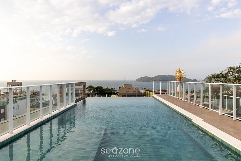 Estudio con piscina a 240m del mar VEC121