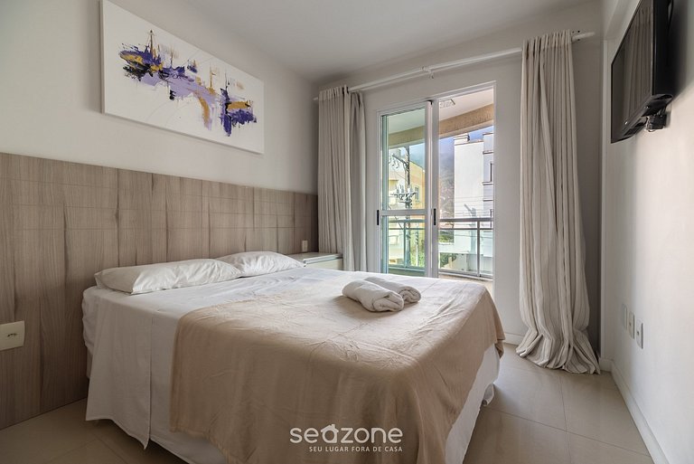 Apto c/churrasq. a poucos passos da praia RFO0102