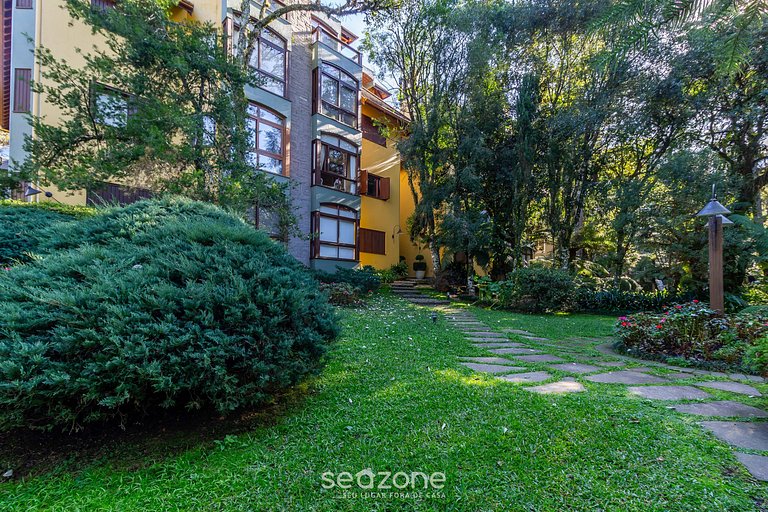 Ap con chimenea 650m del Mini Mundo Gramado JPA102