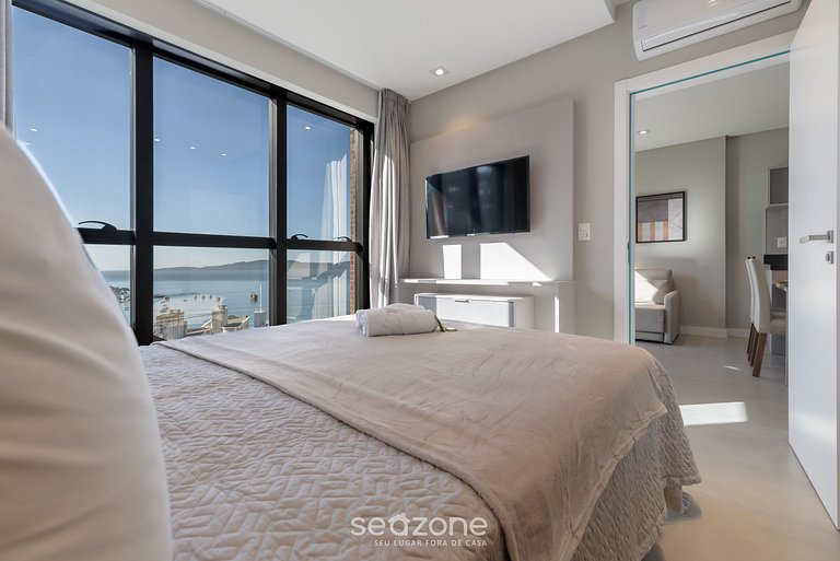 Apartamento com vista para o mar a 280 metros da praia - MHF