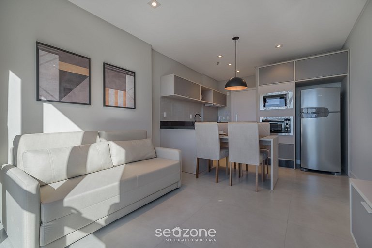 Apto vista mar c/ piscina 280m playa MHF1705