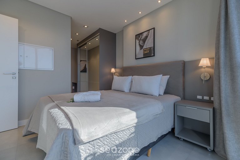 Apto vista mar c/ piscina 280m playa MHF1705