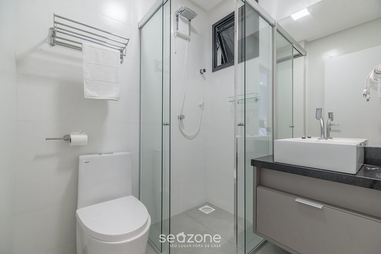 Apartamento com vista para o mar a 280 metros da praia - MHF