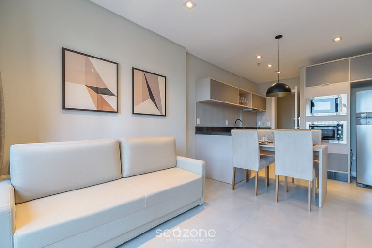 Apto vista mar c/ gym 280m playa - MHF1105