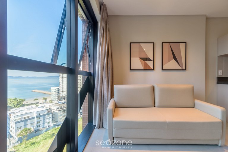 Apto vista mar c/ gym 280m playa - MHF1105