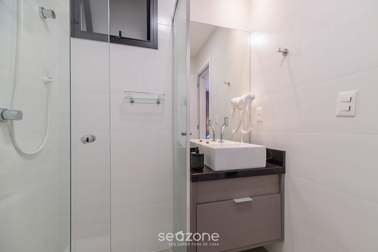 Apto Vista Mar c/ acad. 280m da praia - MHF1105