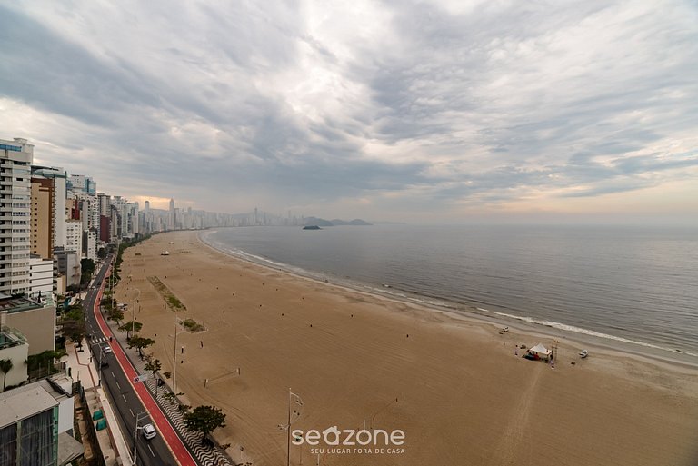 Lindo apto beira mar e vista incrível NVI501