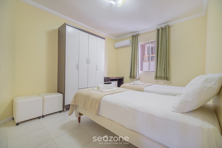 Lindo apto beira mar e vista incrível NVI501