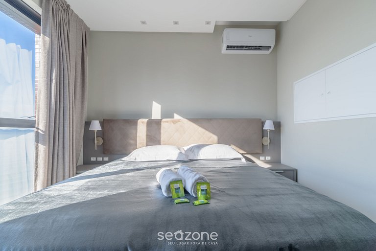 Studio c/ Piscina vista mar 280m da praia MHFA2005