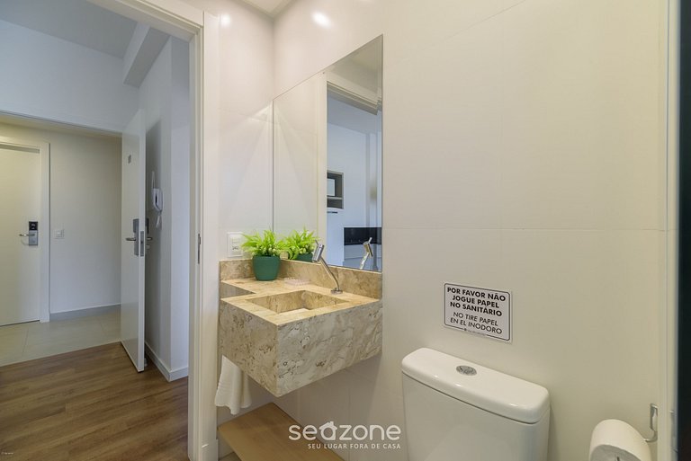 Encantador estudio en la playa de Bombinhas VC112