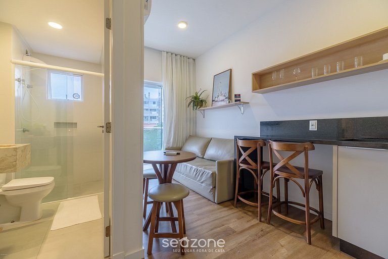 Encantador estudio en la playa de Bombinhas VC112