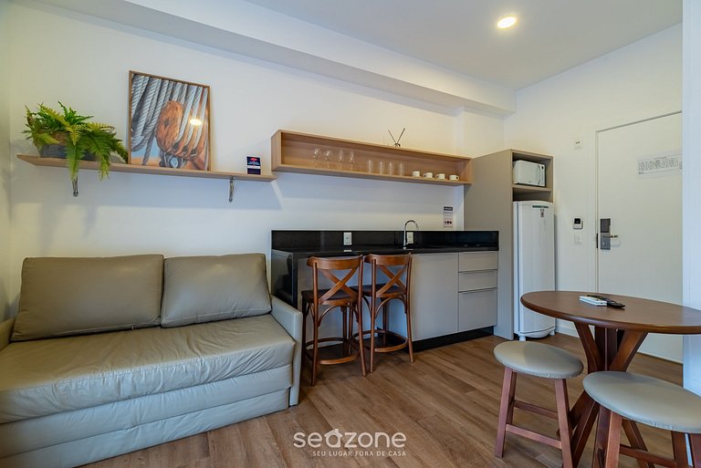 Studio aconchegante a 240m da praia VEC120