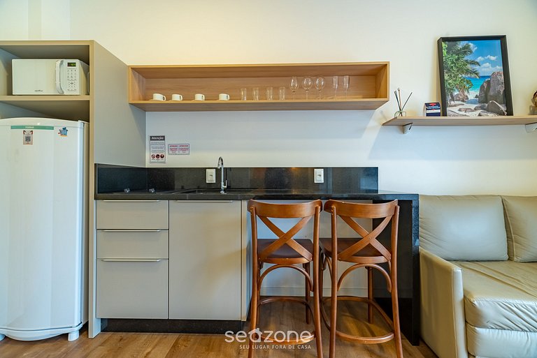 Studio confortável c/piscina VEC115