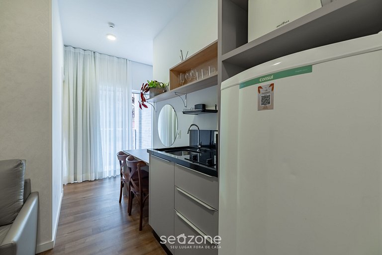 Studio c/piscina a 240m do mar VEC121