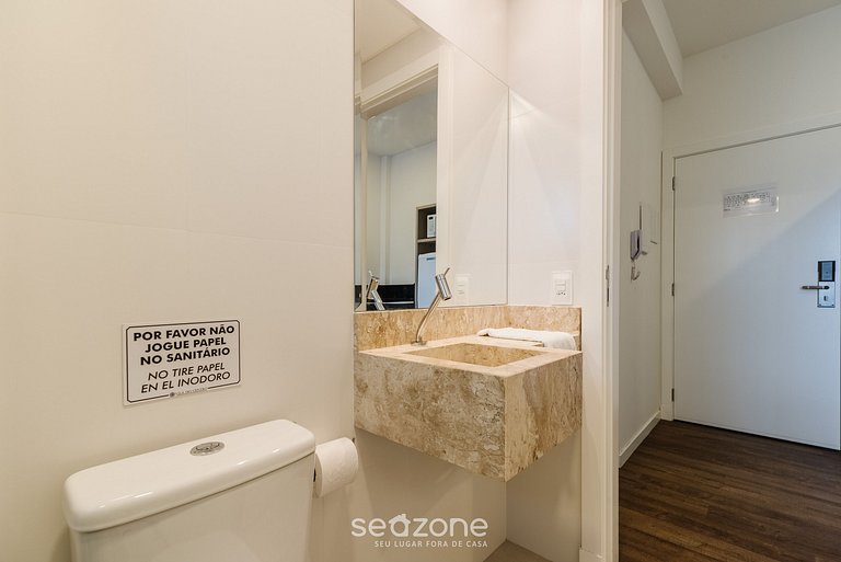 Estudio en hermoso cond. Centro Bombinhas VEC213