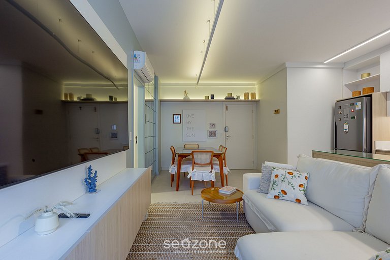 Apt en cond. c/ piscina a 200 m de la playa ADC104