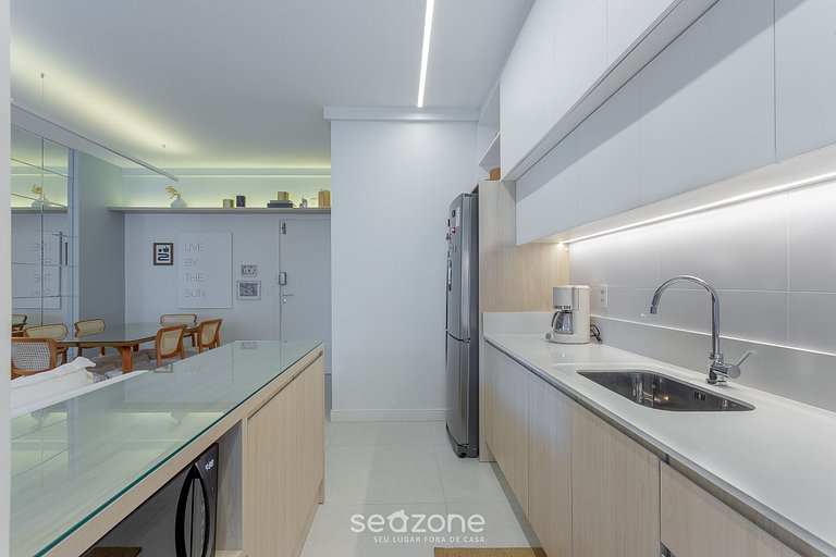 Apt en cond. c/ piscina a 200 m de la playa ADC104