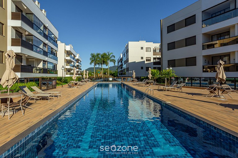 Apartamentos c/ piscinas a 200m do mar Floripa-SC ADC