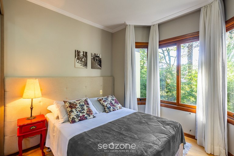 Apto c/ Churrasq/ 1km do Centro de Gramado SDS104