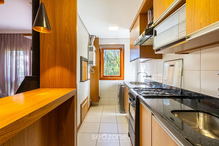 Apto c/ Parrilla 1km del Centro de Gramado SDS104