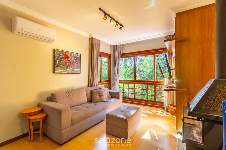 Apto c/ Parrilla 1km del Centro de Gramado SDS104