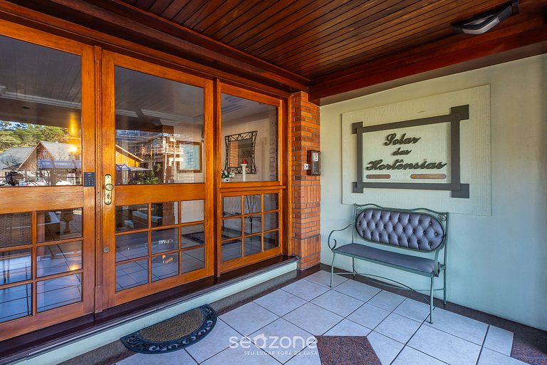 Apto c/ Churrasq/ 1km do Centro de Gramado SDS104