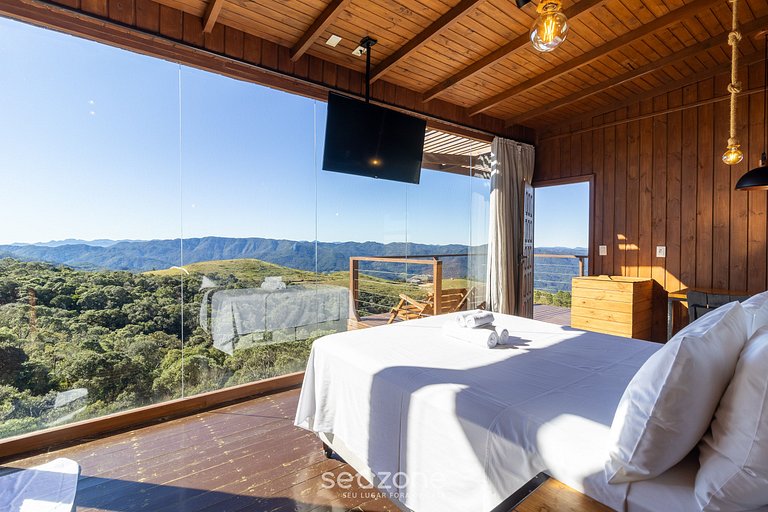 Cabana romântica com vista incrível VST002