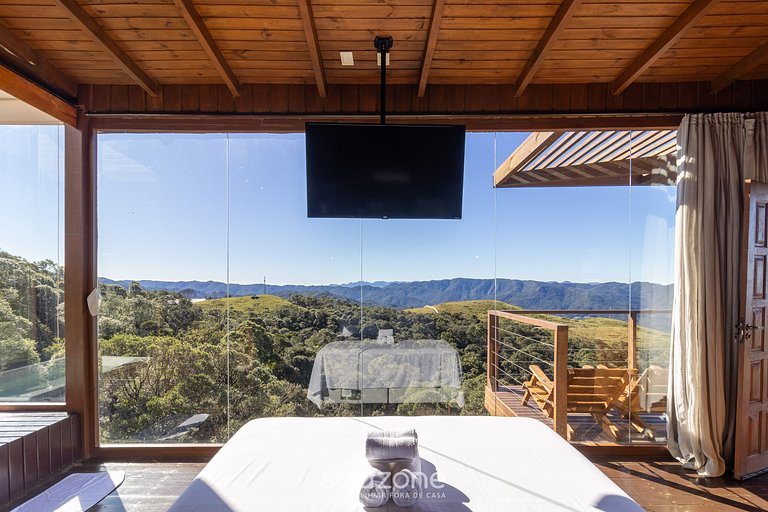 Cabana romântica com vista incrível VST002